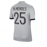 Fotbalové Dres Paris Saint-Germain Nuno Mendes #25 Venkovní 2022-23 Krátký Rukáv